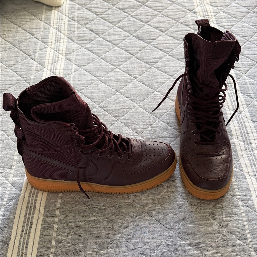 Nike SF Air Force 1 High Boots - Deep Burgundy